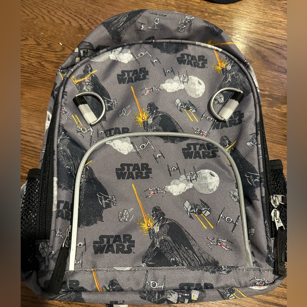 Pottery Barn Kids- Death Star / Darth Vader backpack - Size Small.
